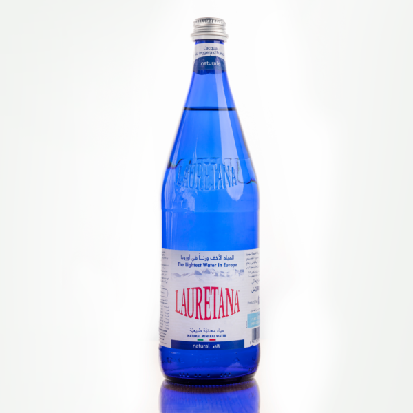 Lauretana Still Water Blue Glass Bottle 1000 ml x 6 bottles