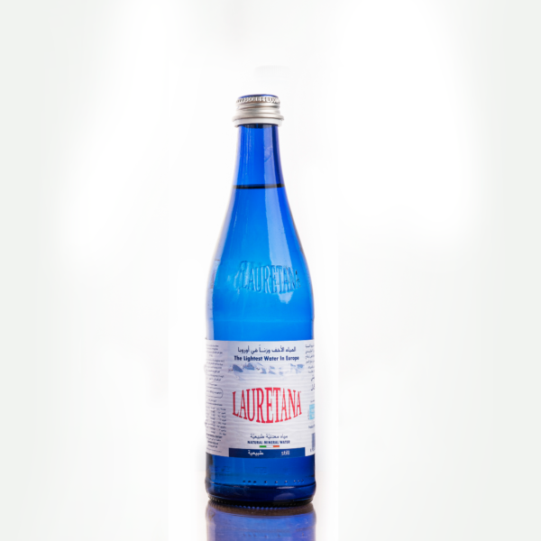 Lauretana Still Water Blue Glass Bottle 500 ml x 20