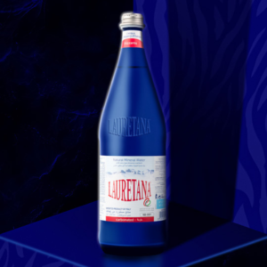 Lauretana Sparkling Water Blue Glass 500 ML